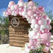 Homerr Balloon Arch Kit DIY Balloon Decorations Pink Balloon Arch Kit 104 Balloons, Ideal for Weddings and Parties